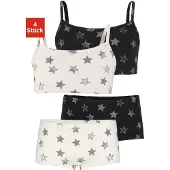 Arizona Ensemble de linge crème / noir