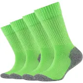 Camano Chaussettes de sport 'Kim' gris / citron vert