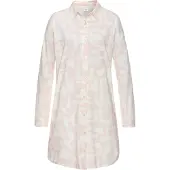 s.Oliver Chemise de nuit rose / blanc