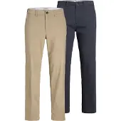 Jack & Jones Pantalon chino 'JPSTKane Dave' sable / bleu marine