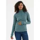 Whistler Sous maillot manches longues col zippé femme Kajsa