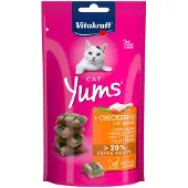 Vitakraft Cat Yums poulet avec herbe snack pour chat (40 g)