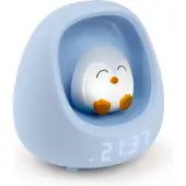 BigBen Interactive Bigben Kids Réveil avec veilleuse Pingouin Nest MYKO Hi Buddies ! 3 berceuses AU390049