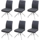 Mendler Chaise de salle à manger -H70 (lot de 6)