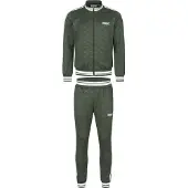 Lonsdale Survêtement 'Ashwell' olive / vert foncé / blanc