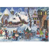 Richard Sellmer Verlag Calendrier de l'avent No. 814 "Il neige" DIN A4