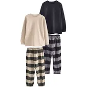 Next Pyjama gris / taupe / noir