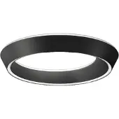 Lodes Plafonnier , Noir, Salon / séjour, Aluminium
