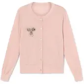 Lola Casademunt Cardigan rose / noir / argent