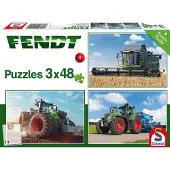 Schmidt 3 x 48 pièces Spiele Kinder Puzzle Fendt 1050 / 724 Vario / 6275L 56221