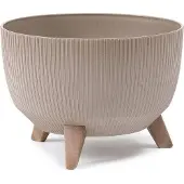 Lamela Flowerpot Roma 972-85, plastic, Ø 40 cm, dark brown (40 x 20 cm)
