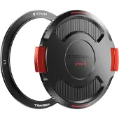 FreeWell Base Ring With Lid For Real Locking Vnd Dslr/dslm Camera Filter 77mm Noir