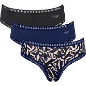 Sloggi Slip 'Go Crush' beige / bleu foncé / gris / noir