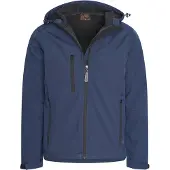 Cappuccino Italia Softshell Hooded Jacket Blue - Large XL
