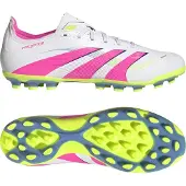 Adidas Homme Predator League Celestial Victory Pack AG Crampons de football terrain artificiel Cloud White/Lucid Pink/Lucid Lemon