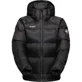 Mammut Veste à capuche Glacier Glow IN pour femme, doudoune pour femme - , couleur : noir, taille : XS