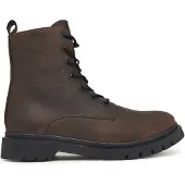 Tamaris Bottines à lacets brun foncé / gris argenté / noir