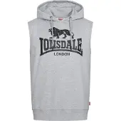 Lonsdale Sweat-shirt 'Bignor' gris chiné / noir