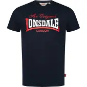Lonsdale T-Shirt ' Aldingham' bleu marine / rouge / blanc