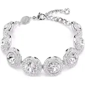 Swarovski Una Angelic Armband Weiss Rhodiniert