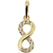 Marie-Celeste Celeste Hanger Infinity Zirkonia - Gold, (Or jaune)