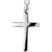 Marie-Celeste Celeste Hanger Cross - Gold, (Or blanc 14 carats)