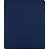 vidaXL Drap-housse Jersey Bleu marine 180x200 cm Coton