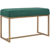 vidaXL Banc 80 cm Vert Velours