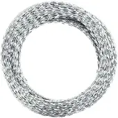 vidaXL Fil de fer barbelé rouleau hélicoïdal acier galvanisé 60 m