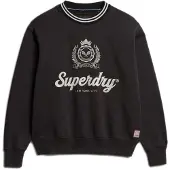 Superdry Pull-over noir / blanc