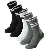Schiesser Chaussettes 'Bluebird' gris / noir / blanc