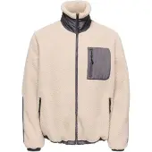 Only & Sons Veste en polaire 'ONSTYRO' crème / mastic