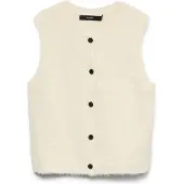 Vero Moda Gilet 'VMNovah' blanc