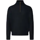 Hackett London Pull-over bleu nuit / marron