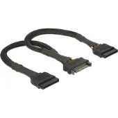 DeLOCK Câble d'alimentation SATA Connecteur 15 broches > 2 x Connecte