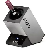 Caso WineCase One, Rafraîchisseur de bouteille, Argent, Noir