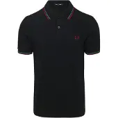 Fred perry Polo Twin Tipped M3600 Marine Z58