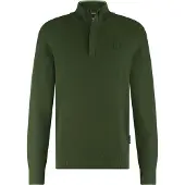 State of Art Pull Half Zip Structure Vert Foncé
