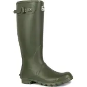 Barbour Bottes en caoutchouc 'Bede' vert foncé / blanc