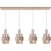 Highlight Suspension 4 lumières Marrone brun sable