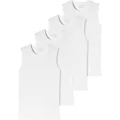 Schiesser Maillot de corps blanc