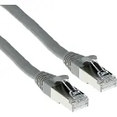 ACT Grey 7 mètres LSZH SFTP CAT6A patch cable snagless with RJ45 connectors