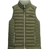 Superdry Femme Gilet Matelassé Fuji Lite Coupe Ajustée Green Taille: 34