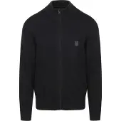 Hugo Boss Veste en maille de coton et de cachemire