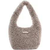 Seidenfelt Manufaktur Sac bandoulière 'Letje' taupe