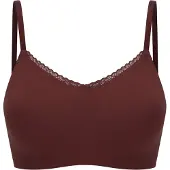 Schiesser Soutien-gorge ' Invisible Soft Lace ' bourgogne