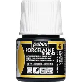 Pebeo Peinture porcelaine - Pébéo - 150 Brillant Anthracite - Flacon 45ml - Couleurs brillantes - Cuisson 150C