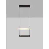 Lyora Suspension design Diona Ø 40cm noir avec blanc