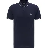 Lee T-Shirt 'PIQUE POLO' bleu marine / blanc