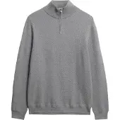 Superdry pour homme. M6110682A Jumper Texture gris (XXL), Casuel, Coton